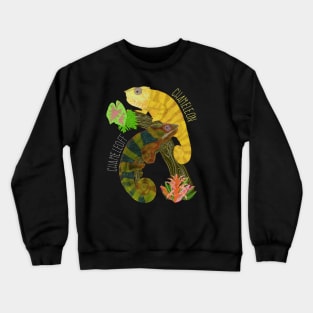 Chameleon Pun Crewneck Sweatshirt